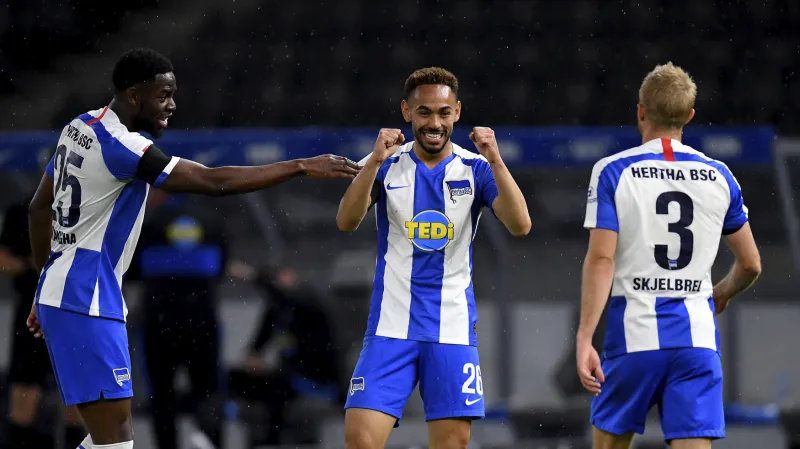 Radost hráčů Herthy Berlín