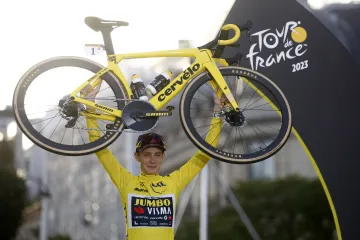 Vingegaardn na loňském Tour de France