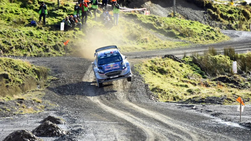 Sébastien Ogier během Britské rallye 