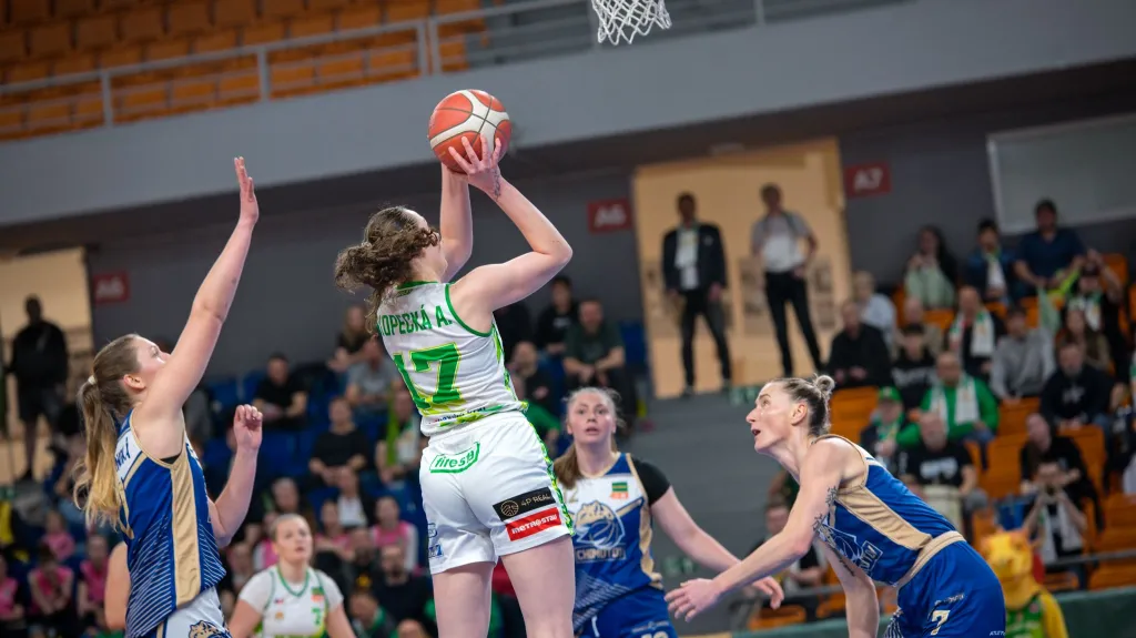 Páté čtvrtfinálové utkání KP Brno – Levhartice Chomutov