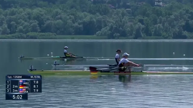 Finále skifařek se Šantrůčkovou