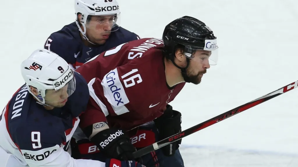 Utkání USA - Lotyšsko