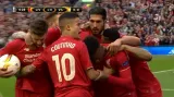 Gól v utkání Liverpool - Villarreal: Bruno vlastní - 1:0 (7. min.)