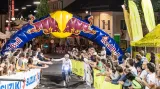 Sváťa Božák v cíli cyklistického ultramaratonu Race Around Austria Extreme
