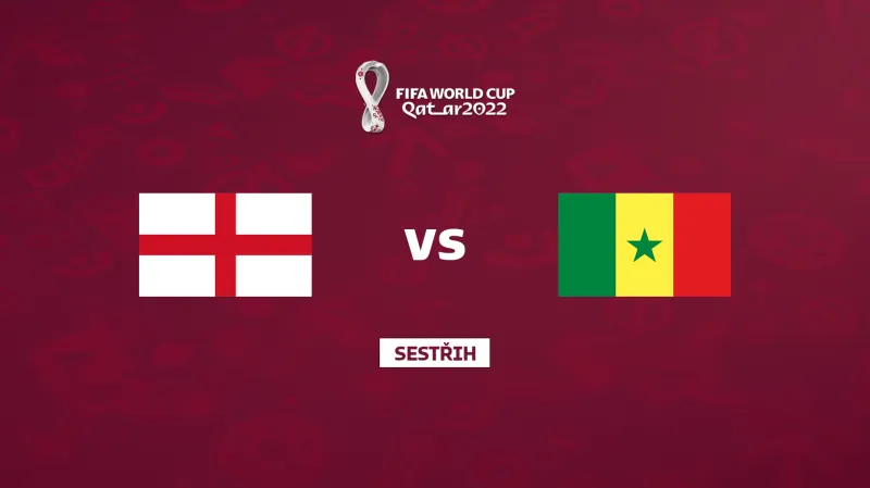 Sestřih utkání Anglie - Senegal
