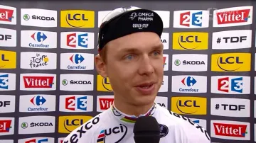 Rozhovor s Tonym Martinem po skončení časovky