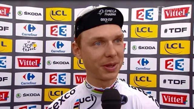 Rozhovor s Tonym Martinem po skončení časovky