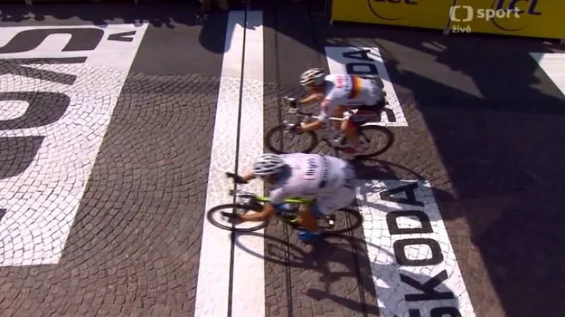Závěr 10. etapy Tour de France a vítězství Marcela Kittela