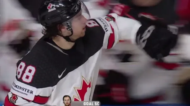 Gól v utkání USA – Kanada: Mangiapane – 1:3 (41. min.)