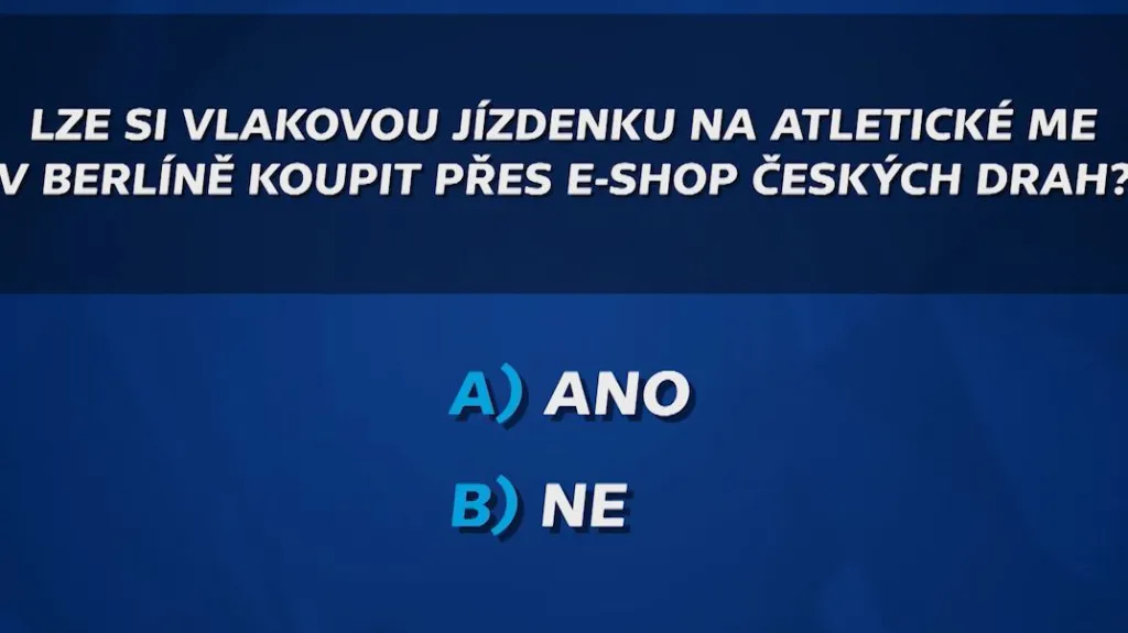 Soutěž k ME v atletice 2018 – 9. srpna