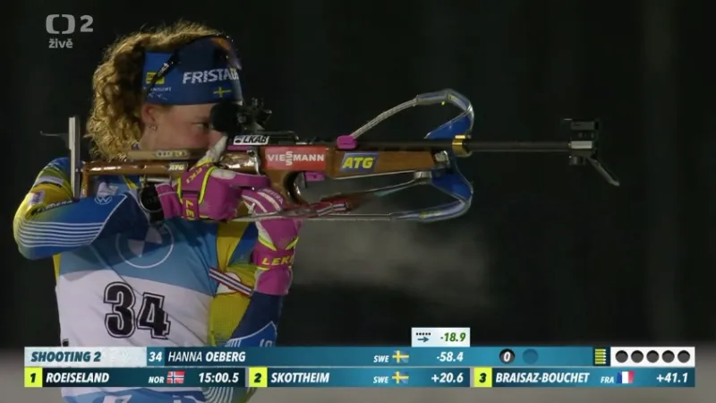 Sestřih sprintu biatlonistek v Kontiolahti