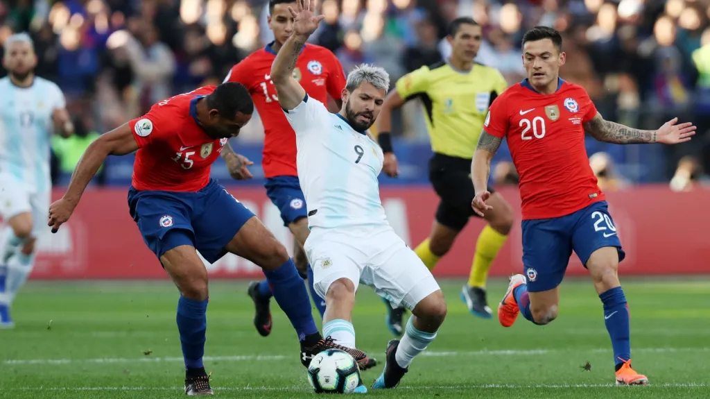 Utkání Argentina - Chile