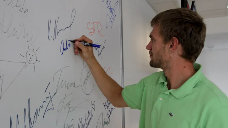 Ondřej Synek na chatu