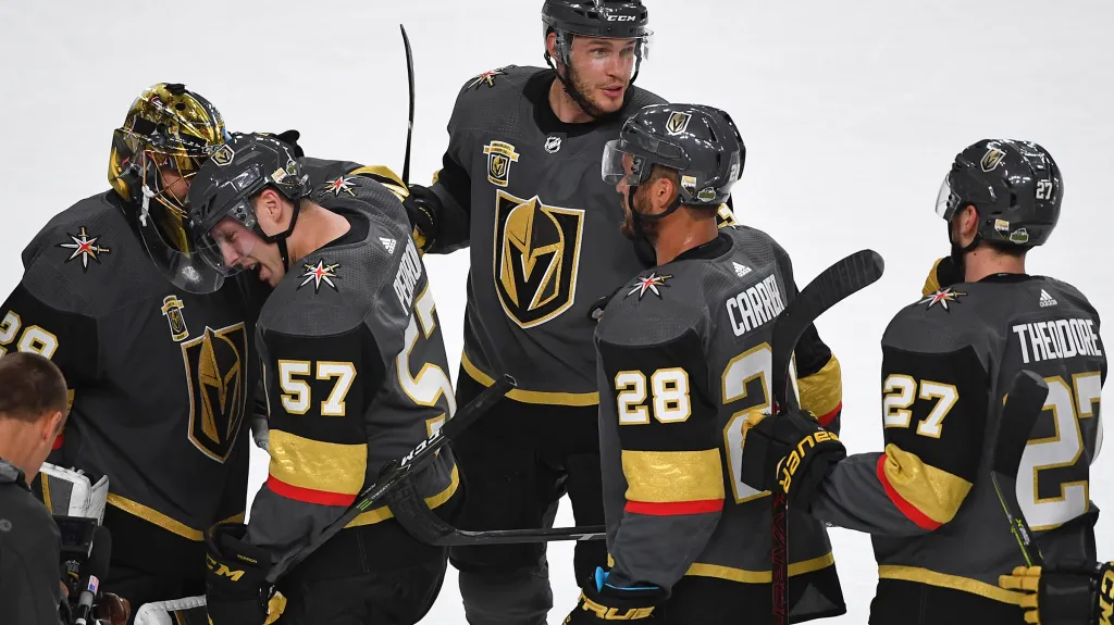 Radost hokejistů Las Vegas