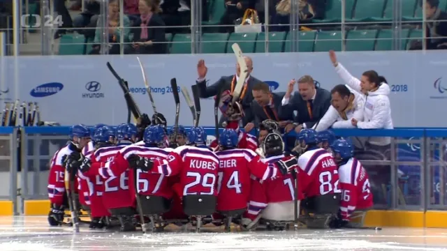 Čeští sledge hokejisté podlehli USA 0:10