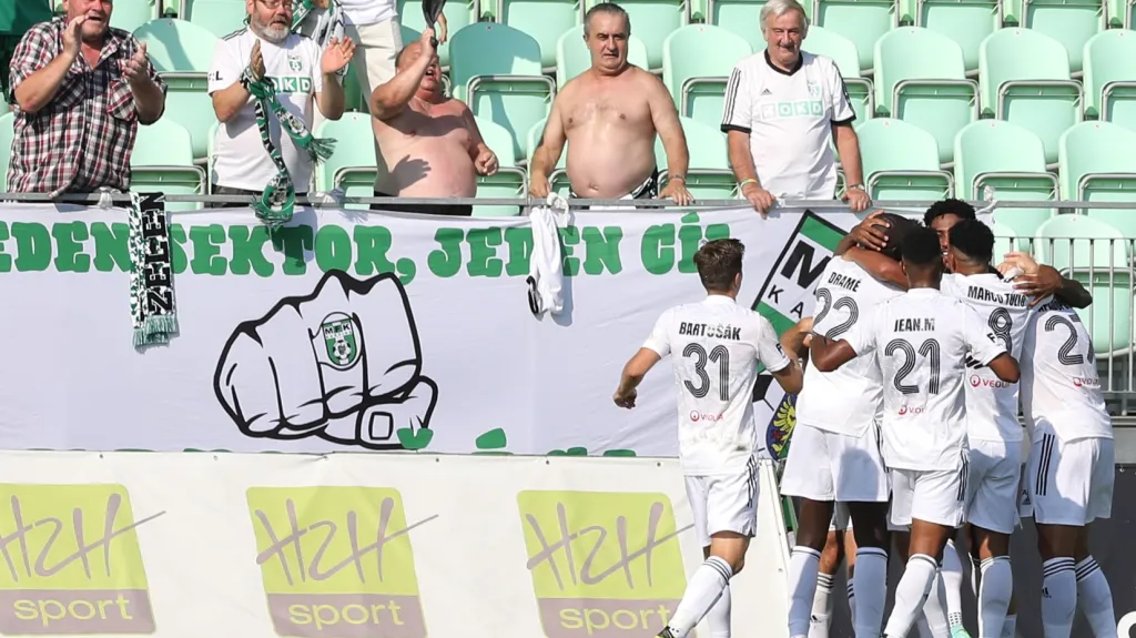 Radost hráčů Karviné