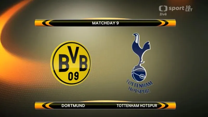 Sestřih utkání Dortmund - Tottenham