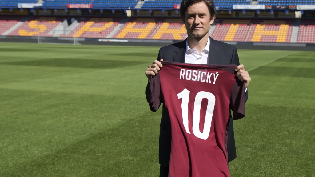 Tomáš Rosický na Letné