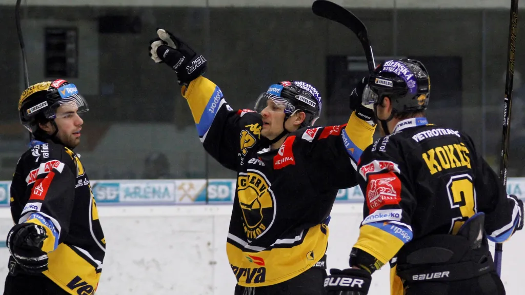 Radost hráčů Litvínova