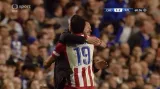 Gól v utkání Chelsea – Atlético Madrid: Costa – 1:2 (60. min.)