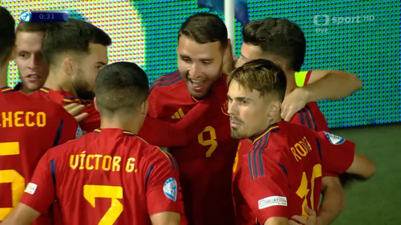 Sestřih utkání Španělsko – Chorvatsko