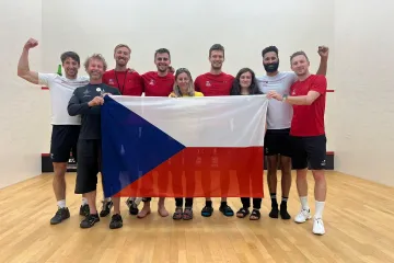 Čeští squashisté na mistrovství světa týmů