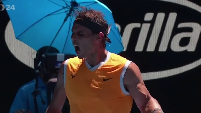 Nadal bez problémů vyhrál. Šarapovová nadělila dva kanáry