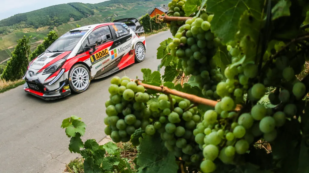 Ott Tänak během Německé rallye