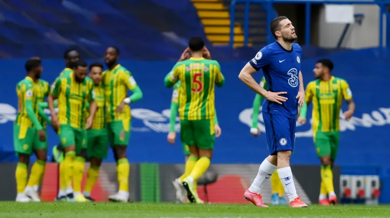 Zklaman Mateo Kovačič z Chelsea po inkasované brance od West Bromwich Albion