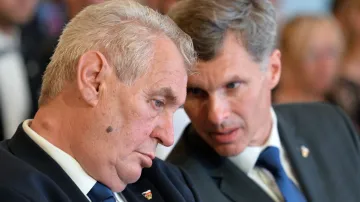 Miloš Zeman a Jiří Kejval