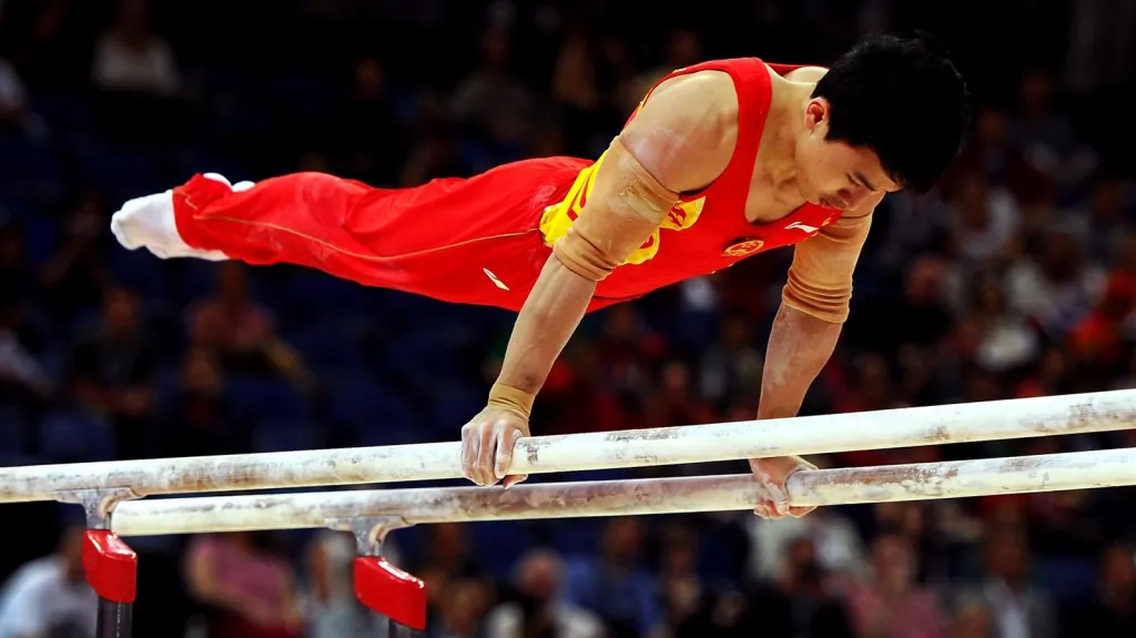 Čínský gymnasta Feng Če