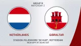 Sestřih utkání Nizozemsko – Gibraltar