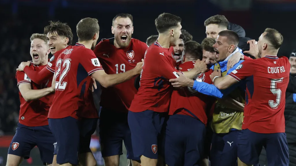 Radost českých fotbalistů