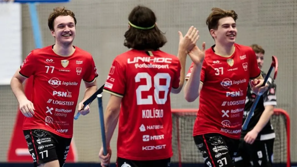 Radost florbalistů Střešovic