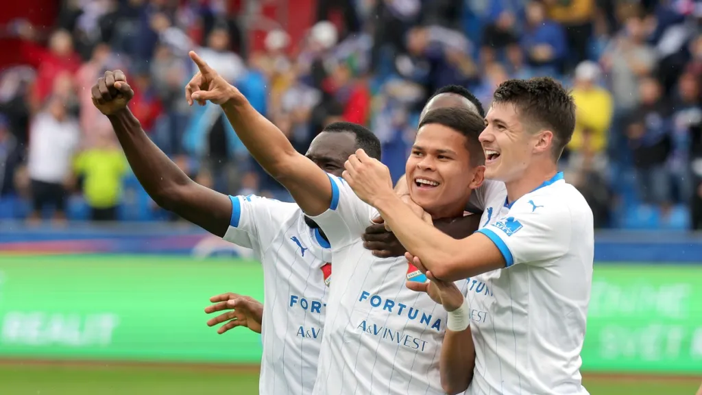 Radost fotbalistů Baníku