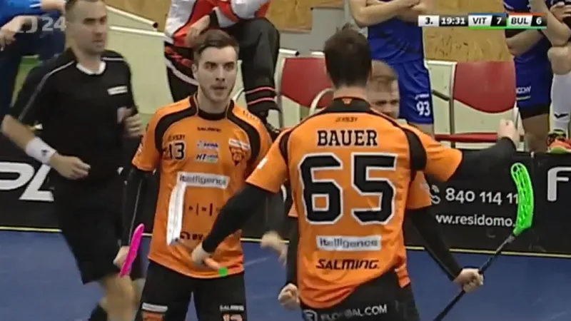 Florbalisté Vítkovic zvítězili nad Brnem až v prodloužení