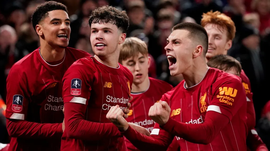 Radost fotbalistů Liverpoolu