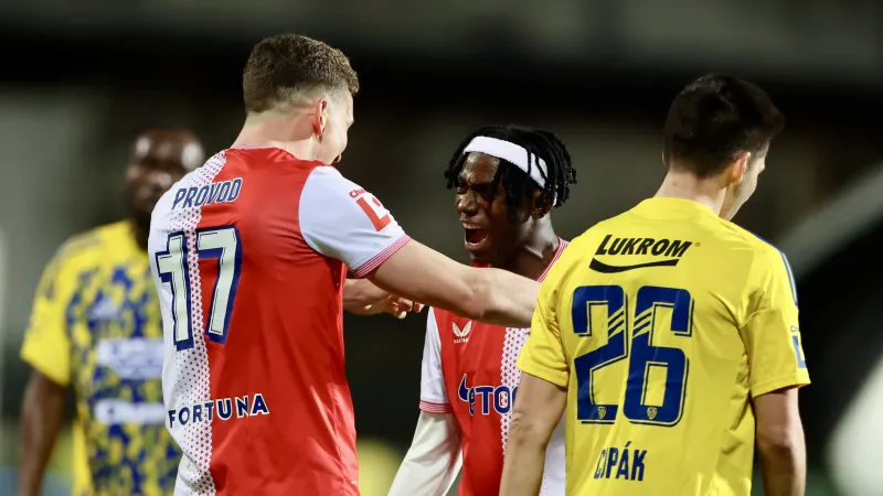 Radost fotbalistů Slavie