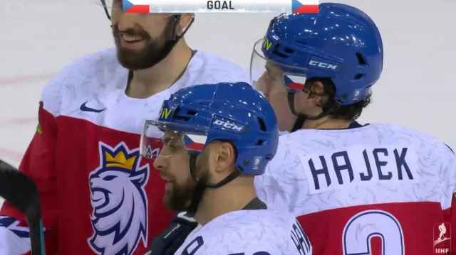 Gól v utkání Slovensko – Česko: Hájek – 3:7 (60. min.)