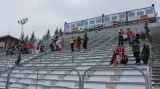 Tribuna pro fanoušky biatlonu