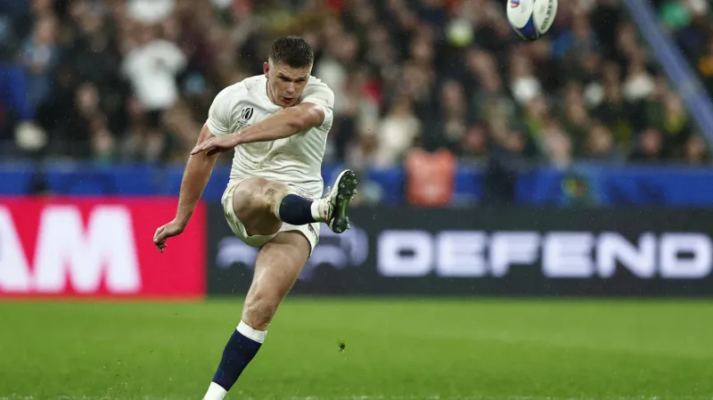 Anglie – JAR: Drop gól Owena Farrella znamenal devítibodové vedení Anglie