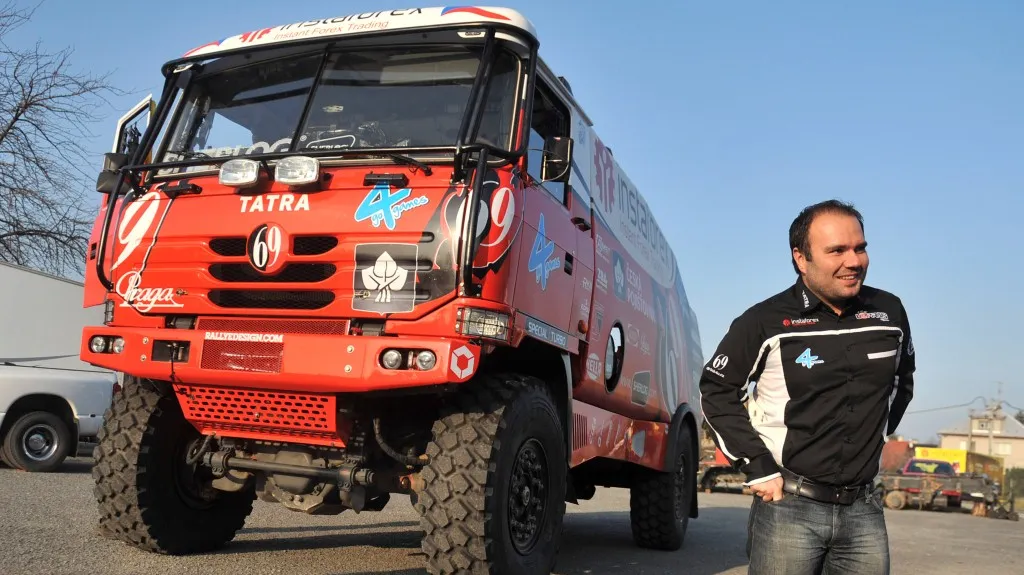 Aleš Loprais se svou tatrou