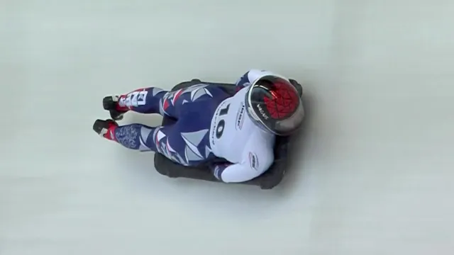 Obě jízdy bronzové Anny Fernstädtové ve Winterbergu