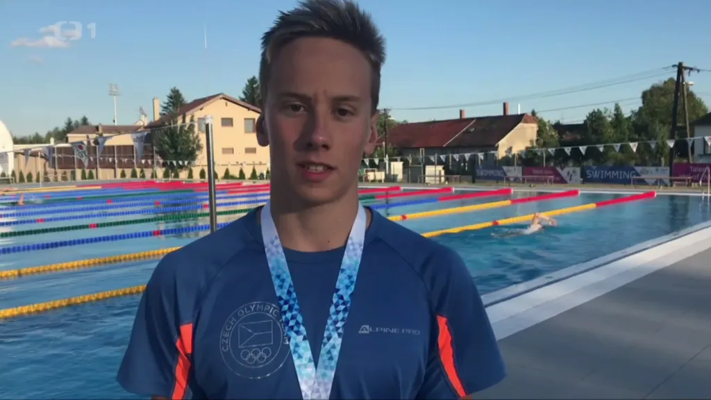 Plavec Čejka zabodoval na Evropském olympijském festivalu mládeže