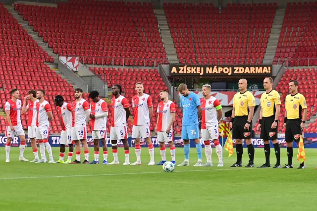 Slavia v prázdném Edenu porazila Jablonec a slaví titul