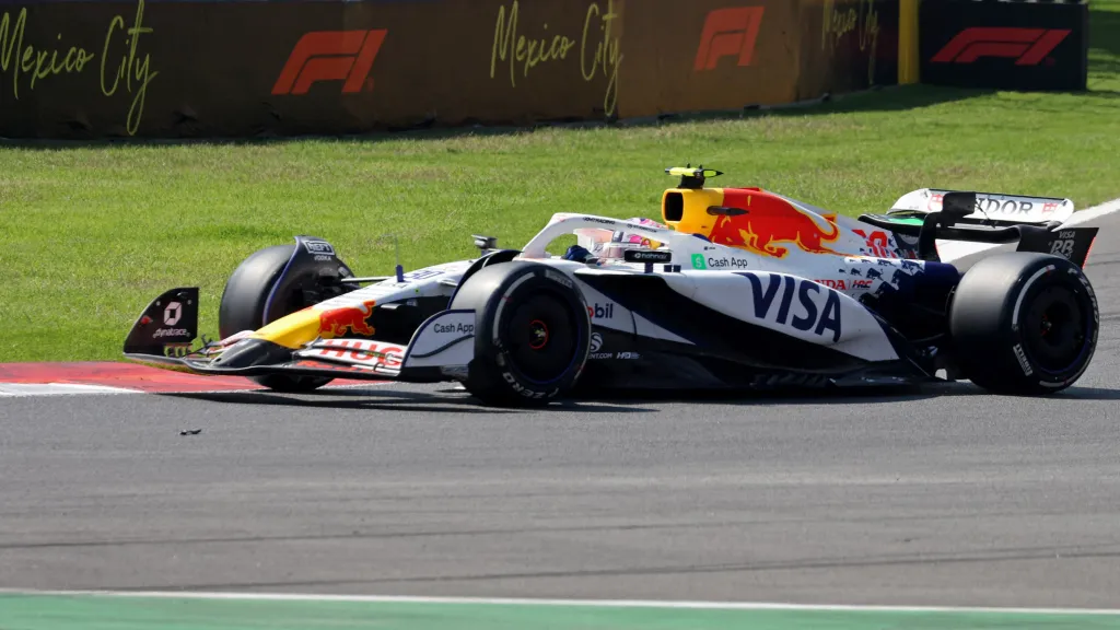 Liam Lawson na GP Mexika