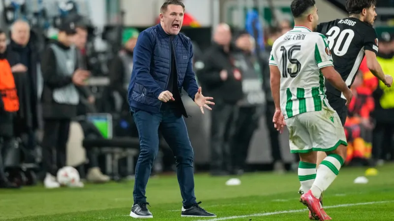 Trenér fotbalistů Ferencvárose Robbie Keane