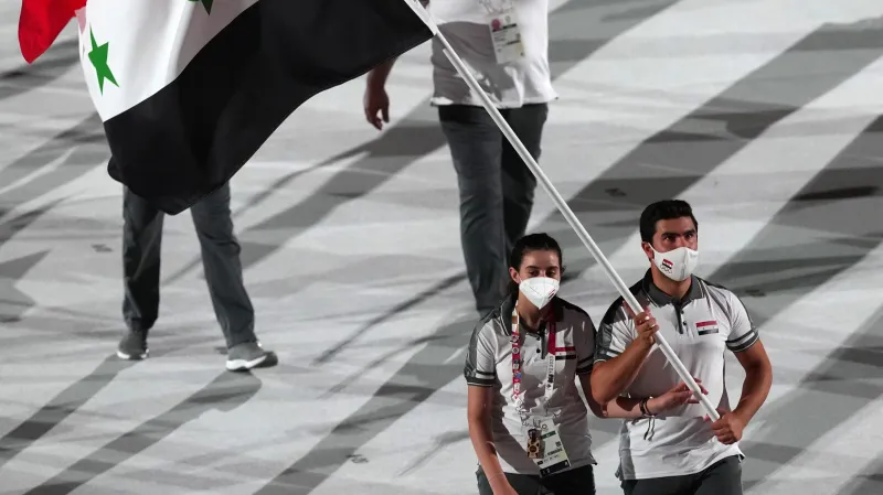 Hind Zazaová byla při slavnostním zahájení vlajkonoškou syrské výpravy