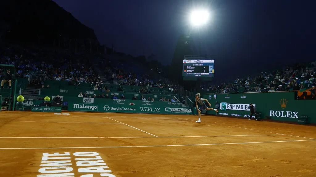 Alexander Zverev na turnaji Monte Carlu