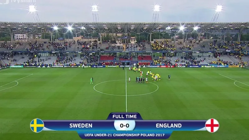 Sestřih utkání Švédsko U21 - Anglie U21
